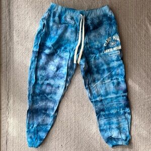 Camp High Blue Tie-Dye Joggers
